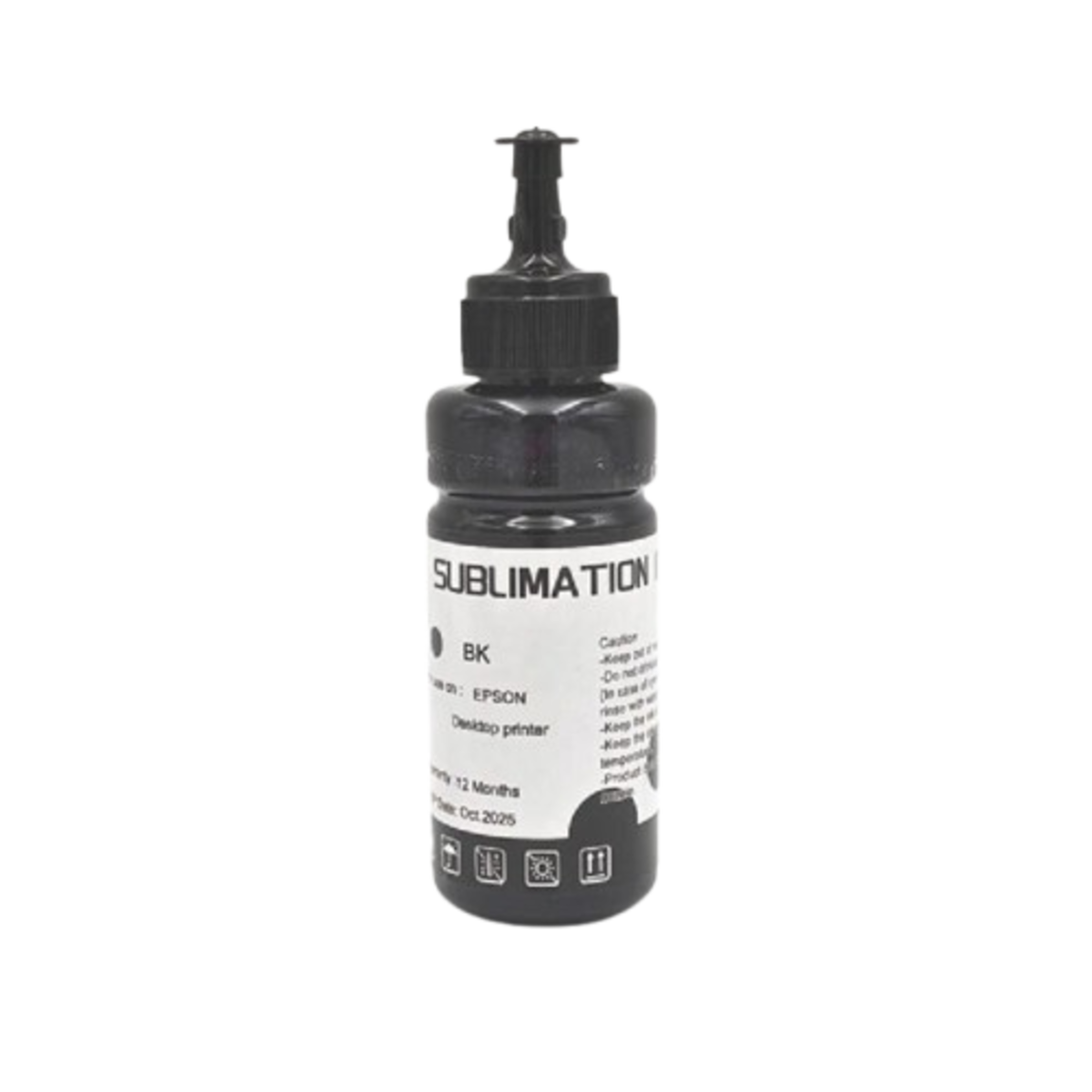 High Quality Sublimation Ink Black 100ml Bottle