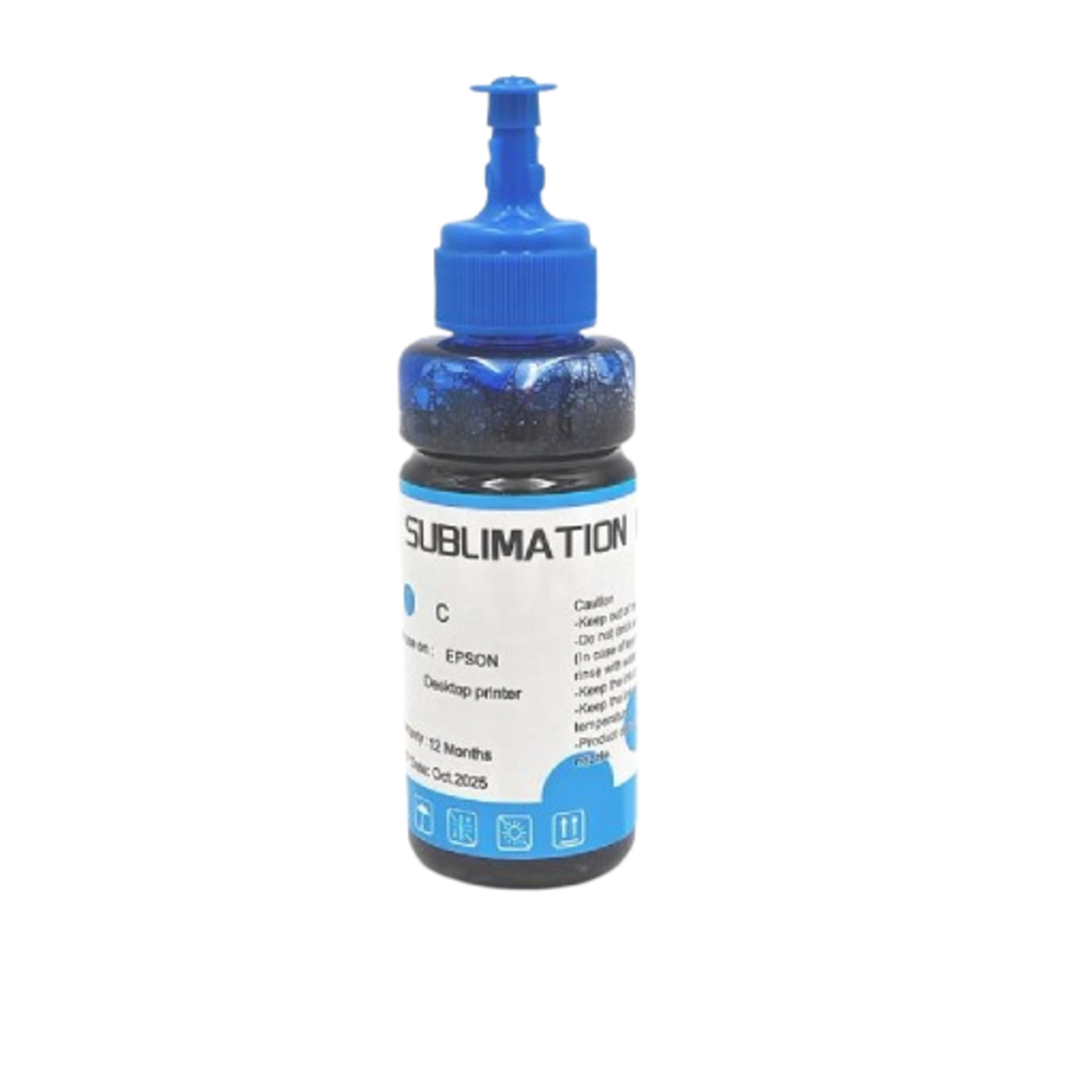 High Quality Sublimation Ink Cyan 100ml Bottle