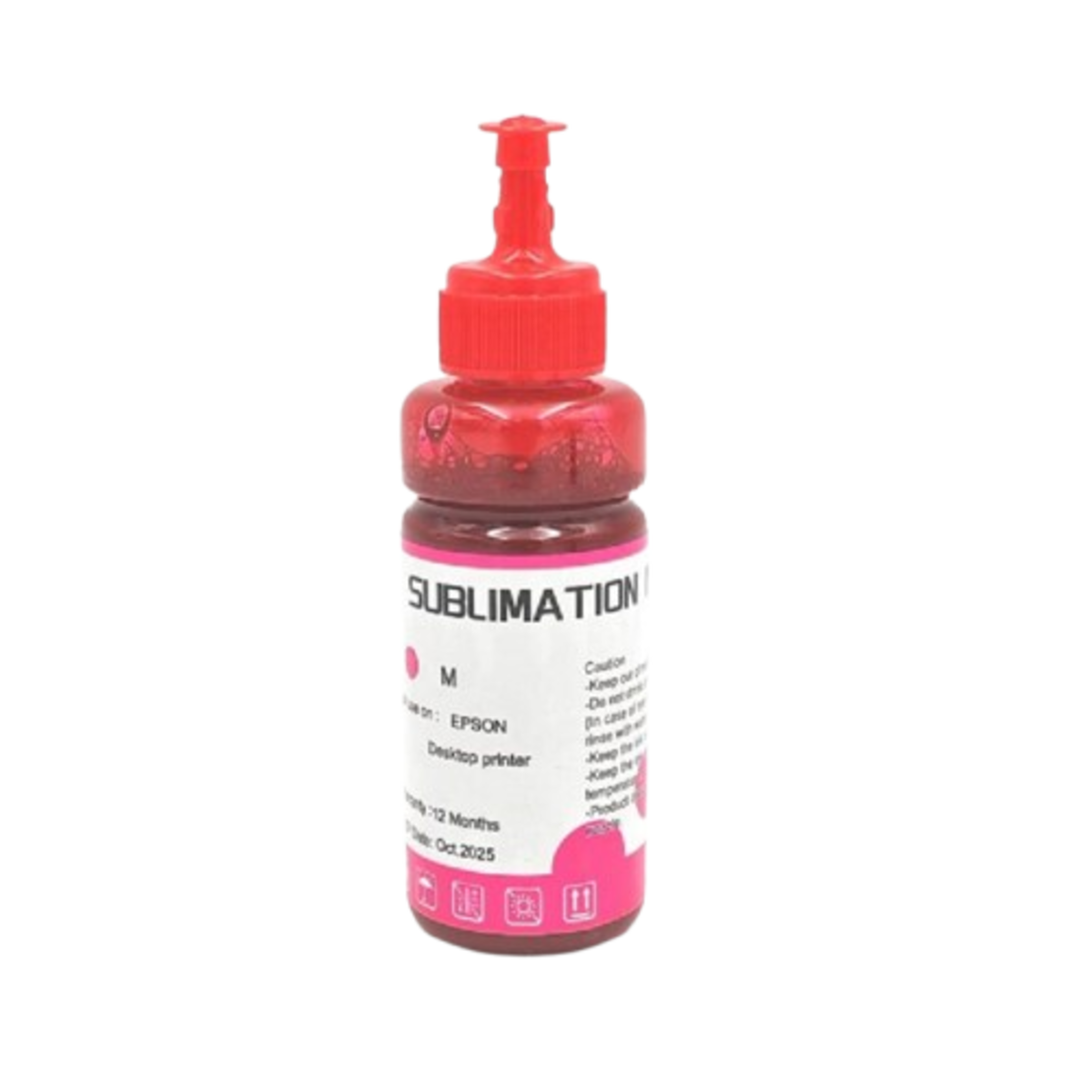 High Quality Sublimation Ink Light Magenta 100ml Bottle