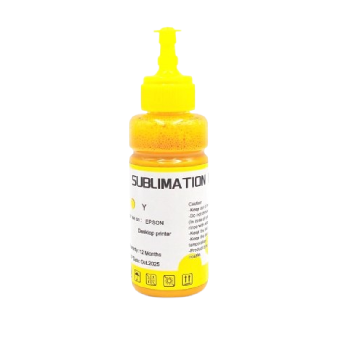 High Quality Sublimation Ink Yellow 100ml Bottle