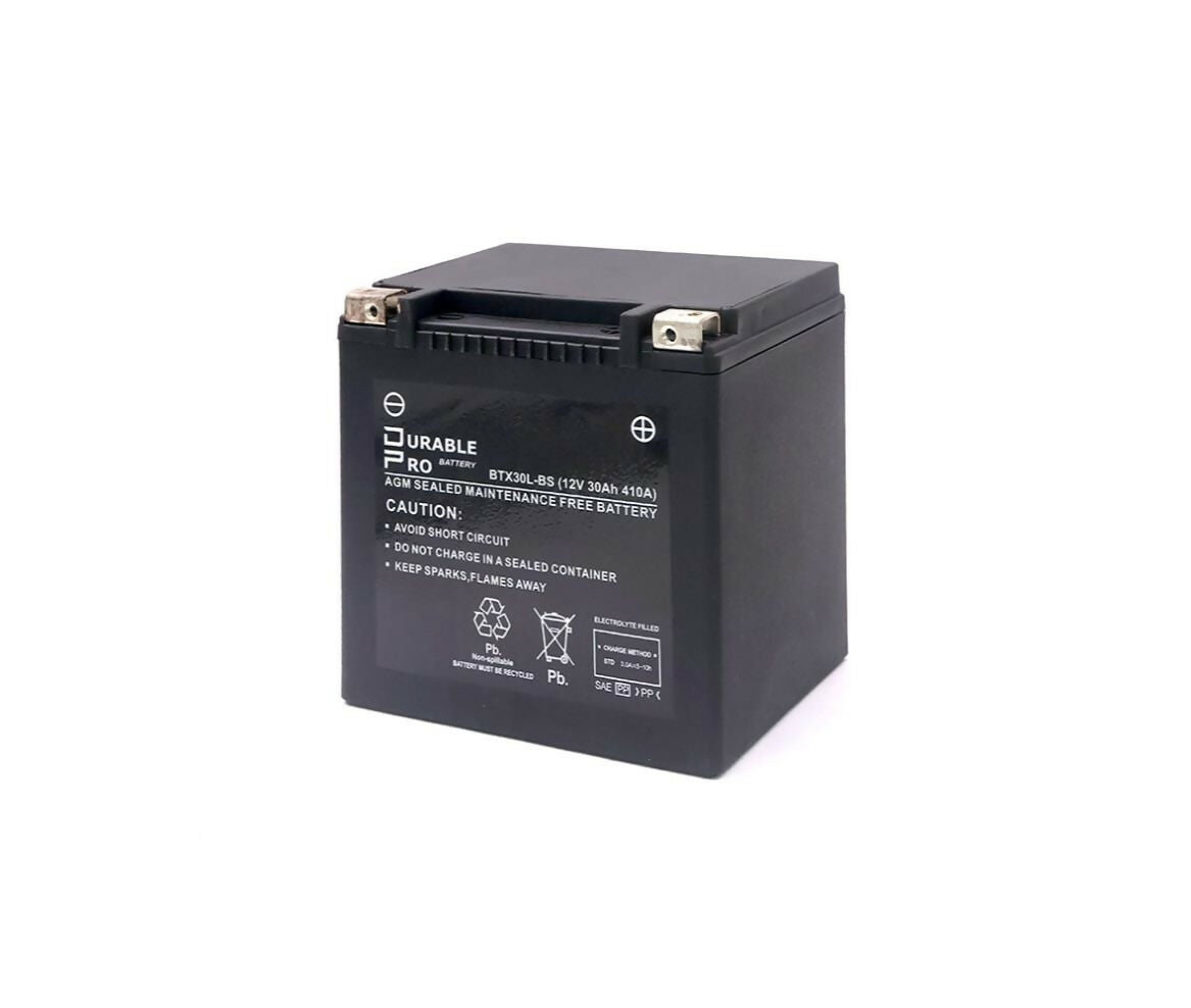Motorcycle Battery | BTX30L-BS Durable Pro| 12V 30Ah