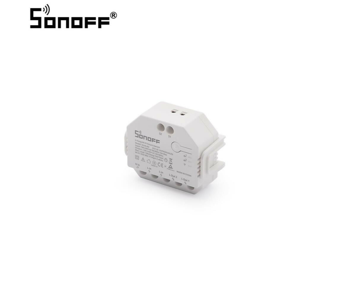 IoT Smart | WiFi Switch | 2-Gang | 220V| 15A | Sonoff