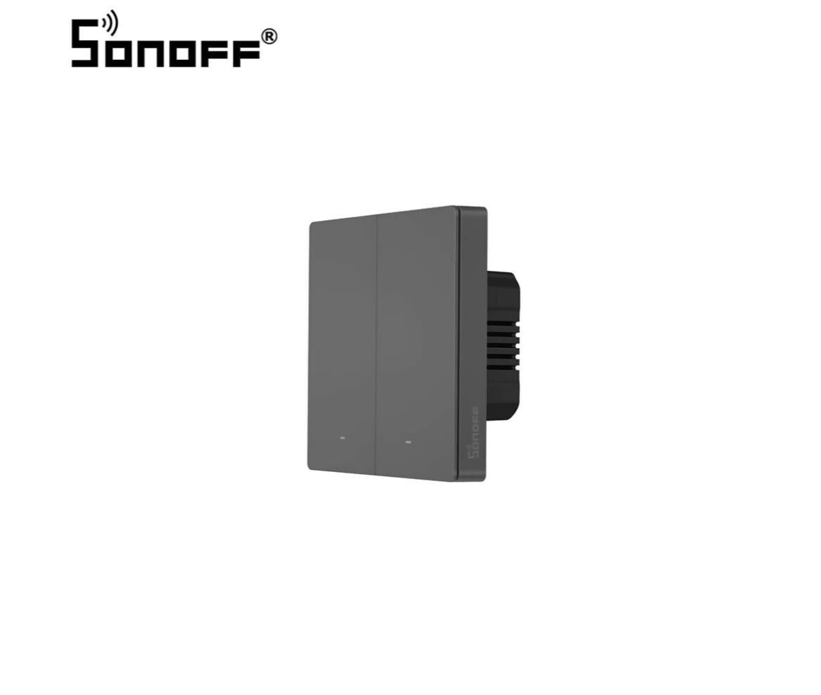 IoT Smart | WiFi Touch Switch 2-Gang | EU | Black | Sonoff