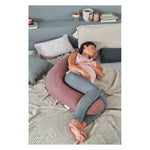 THERALINE The Original Maternity & Nursing Pillow – Melange Rosewood Bamboo