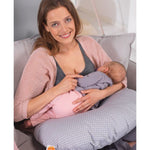 THERALINE Wynnie – The American Nursing Pillow (Grey Polka Dots)