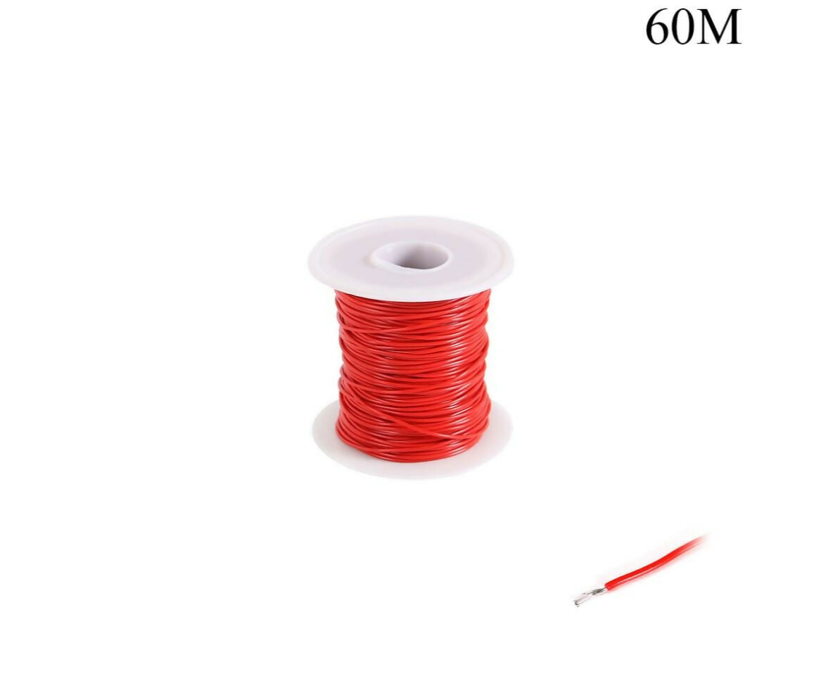 Single Core Copper Wire | 0.5mm x 60M | Red