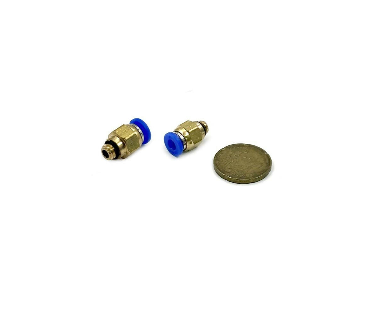 3D Printer Parts | Remote J-Head Feed Connector | 1.75mm/4mm