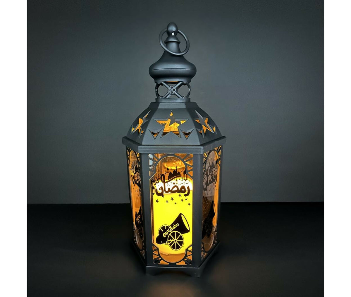 Fanous Light LED, Black, Battery, Height: 33cm