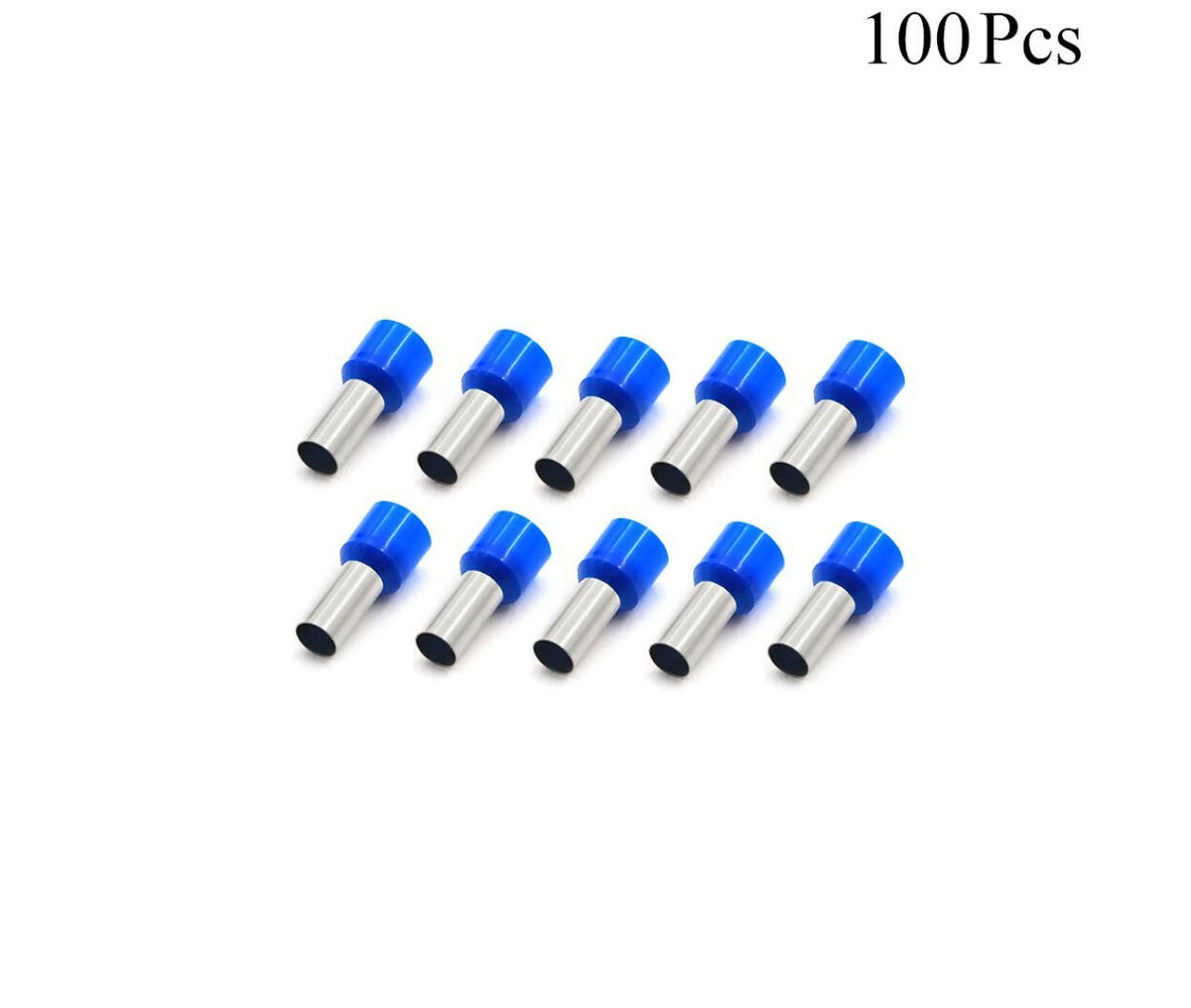 Cable Lugs Insulated Set | ET-16-12 | Cord End | 16mm | Blue | 100pcs