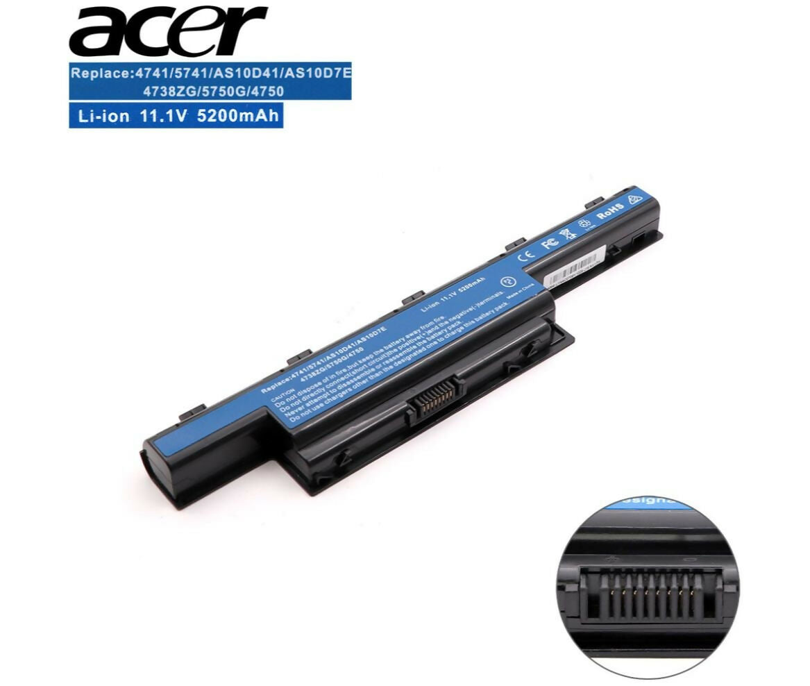 Laptop Battery | 11.1V 5.2Ah | Compatible With Acer AS10D31