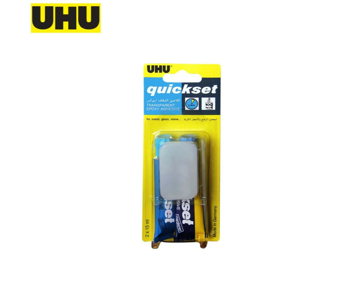 Adhesive | QuickSet Epoxy | 2x15ml | UHU