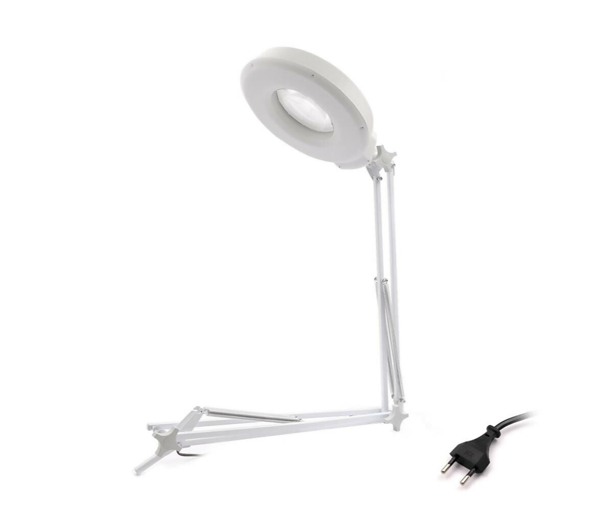 Magnifier | Mounting Clamp Neon Lamp | x10 Zoom