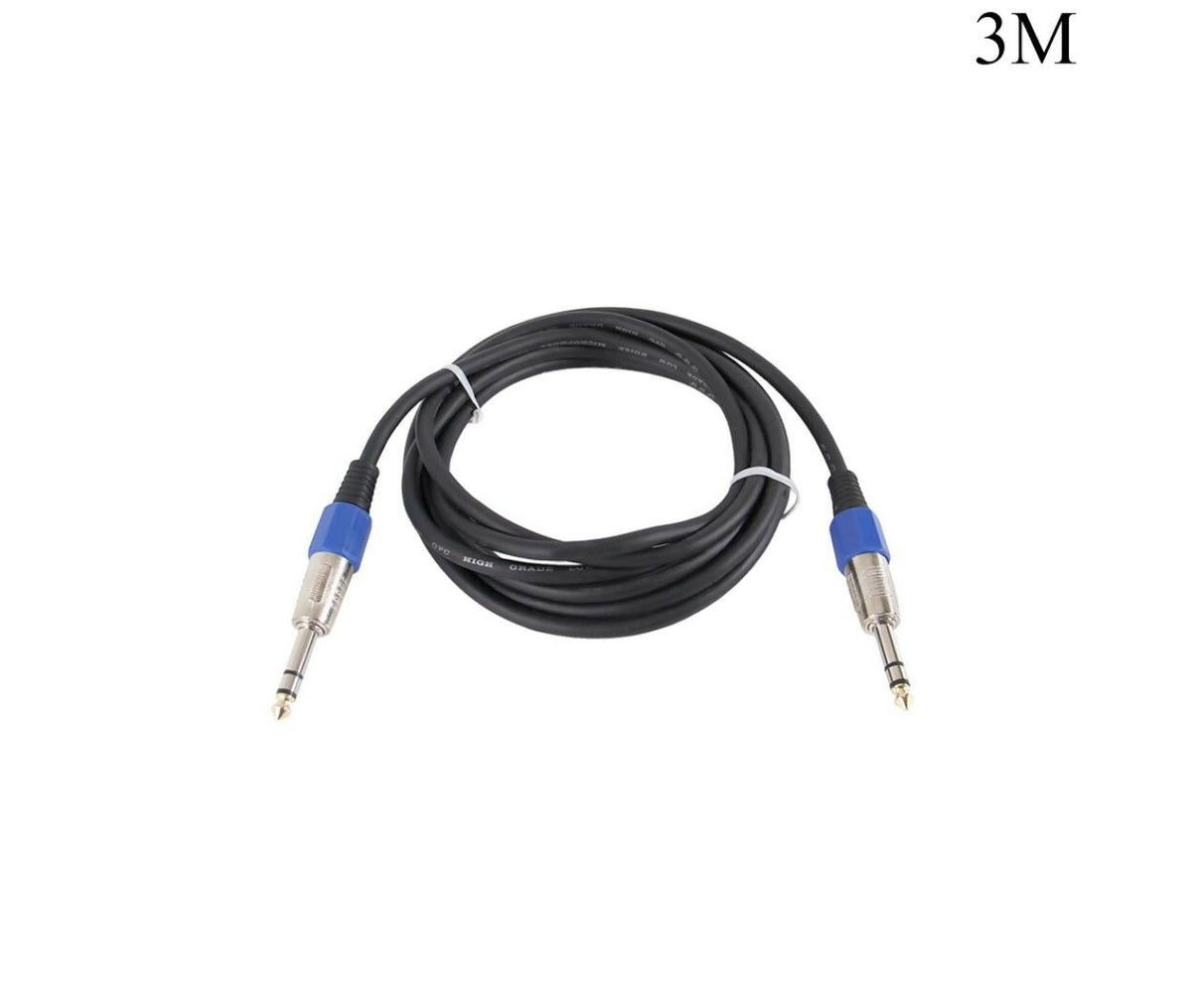 Audio Cable | Jack Stereo 6.3mm | Male - Male | 3M