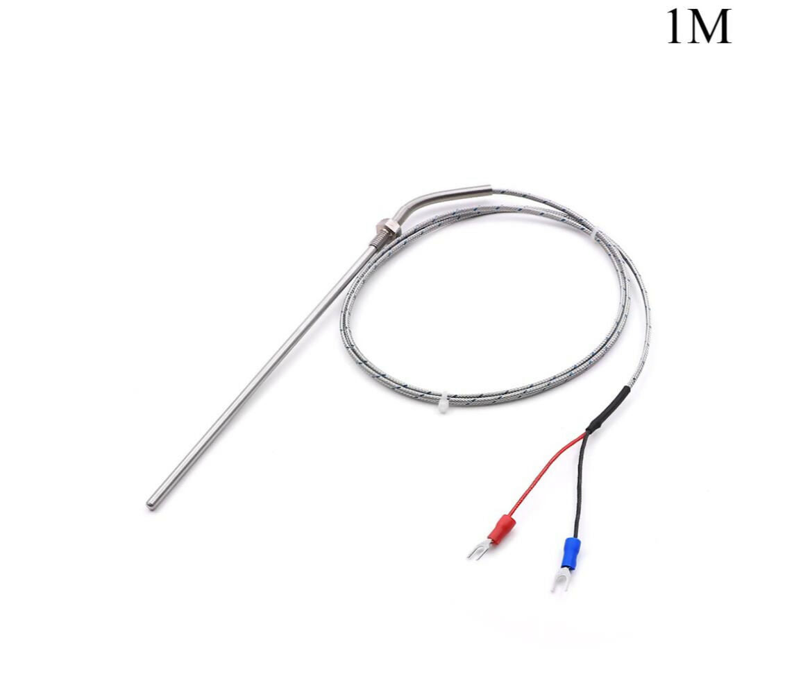 Temperature Sensor | K-Type | Threaded M6x150mm | 1M