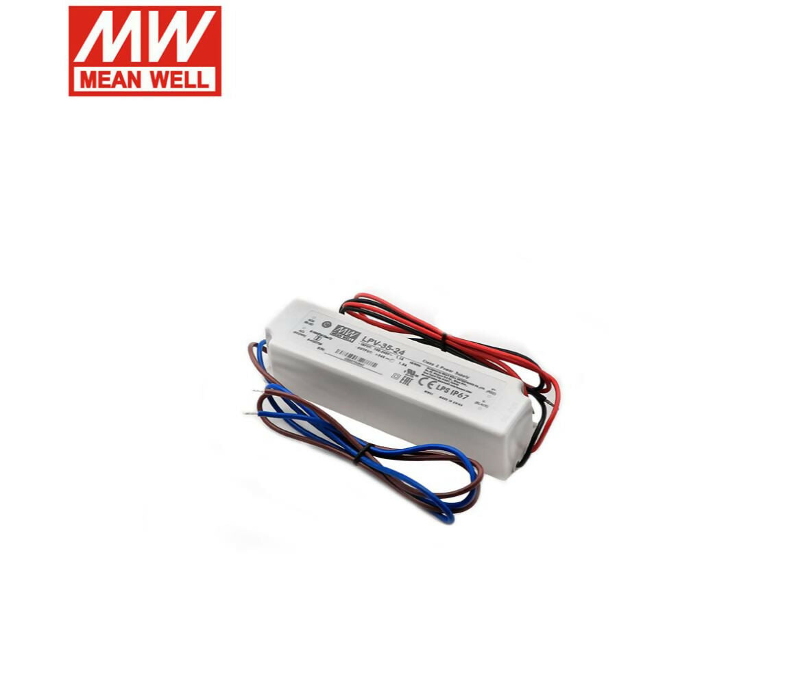 Power Supply SMPS | Waterproof | 24V 35W | 1.5A | Mean Well
