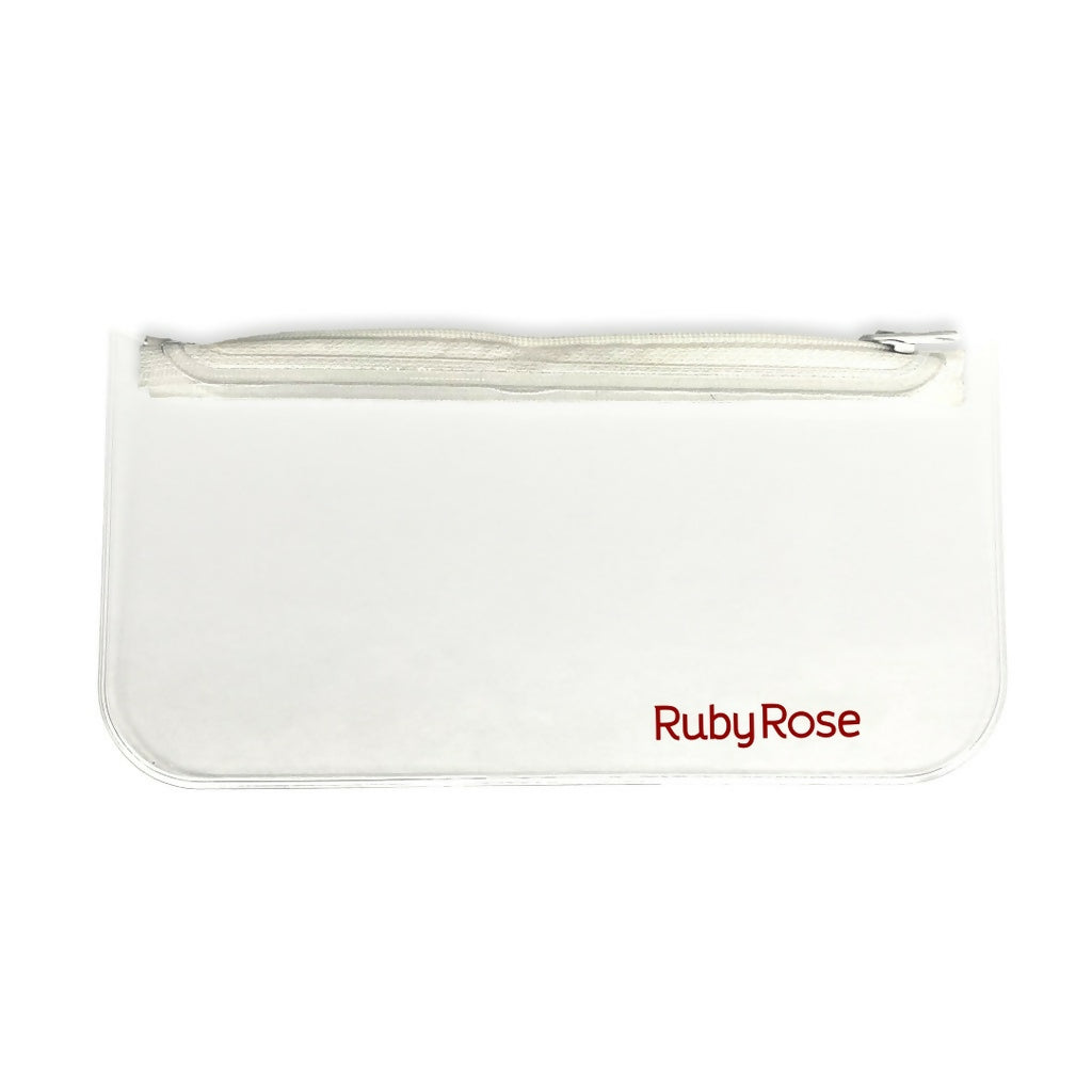 Transparent Ruby Rose Pouch