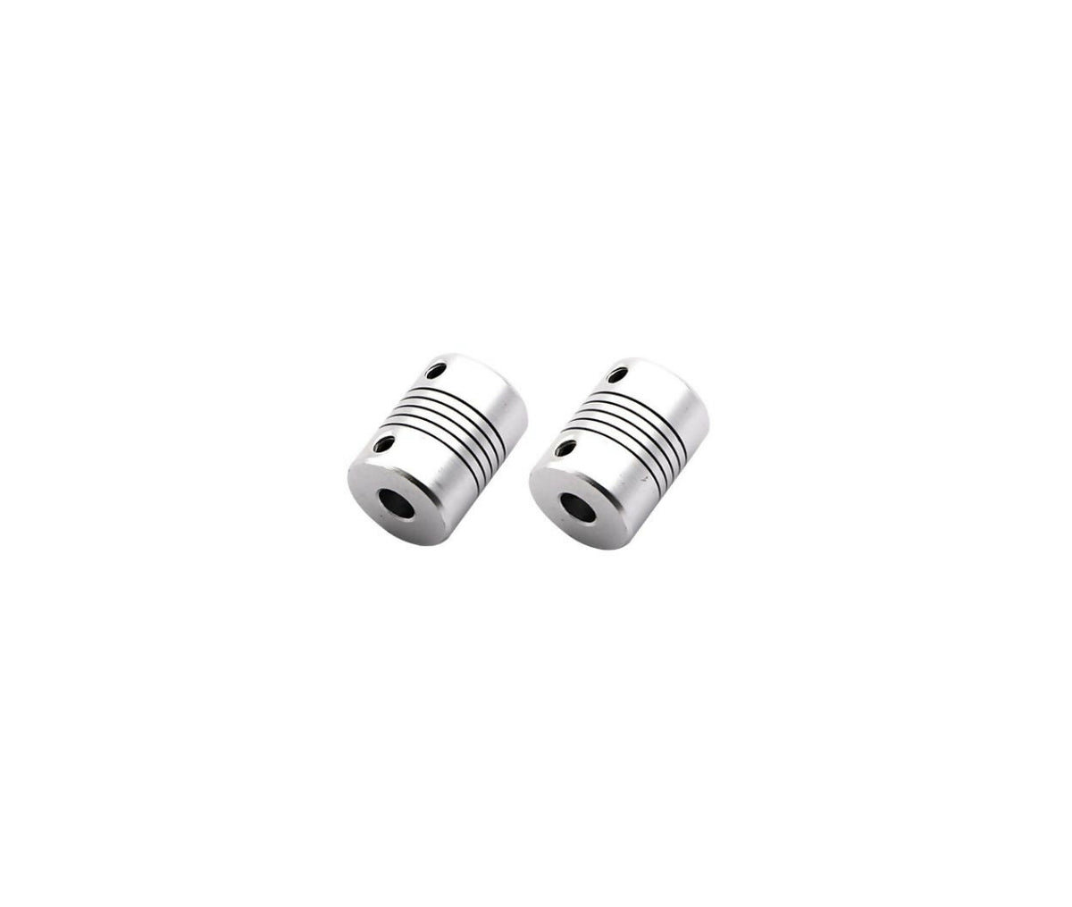 Aluminum Coupling | Flexible | 6.35x6.35mm