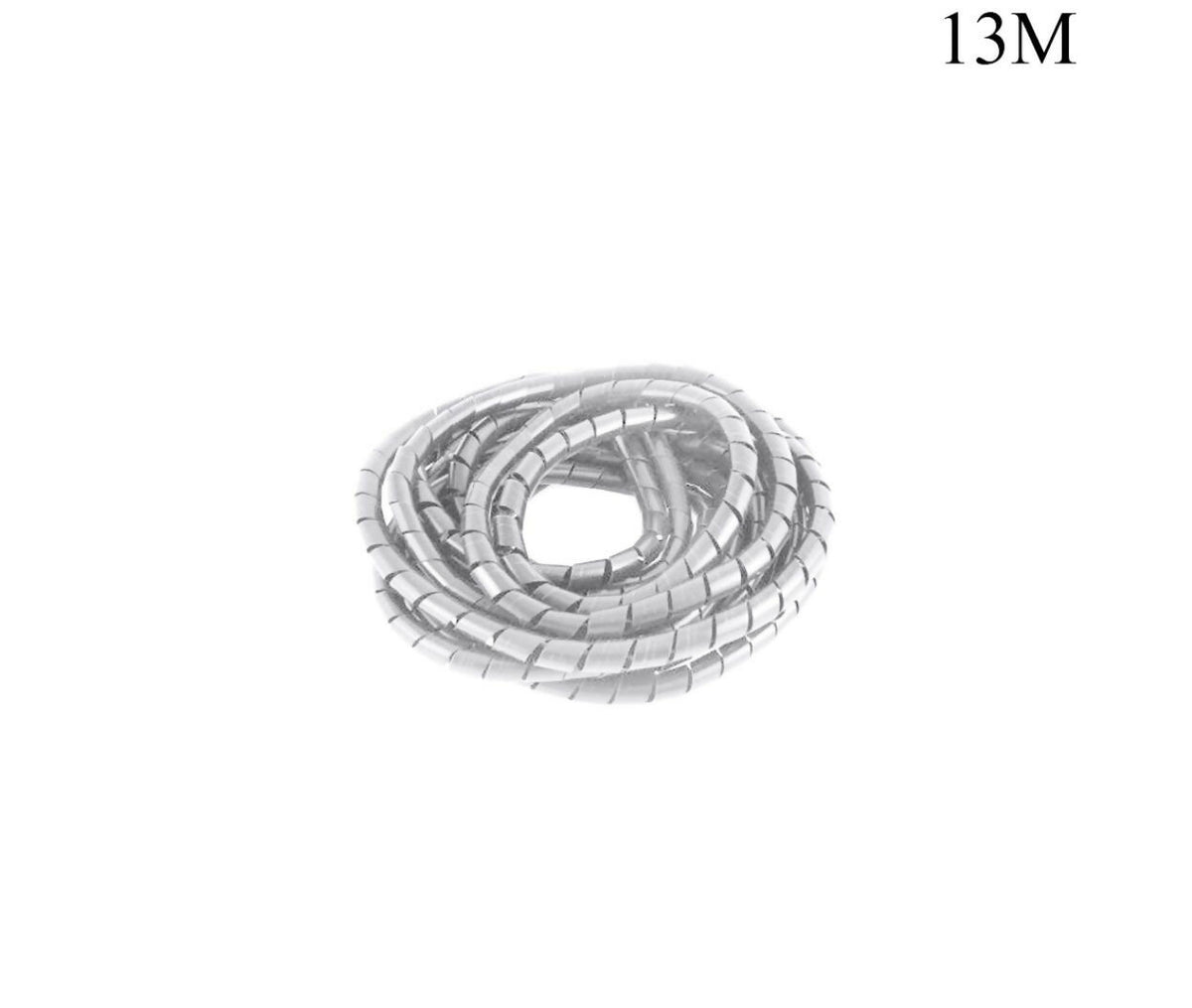 Cable Organizer | Flexible Spiral | 10mm | 13M | Transparent