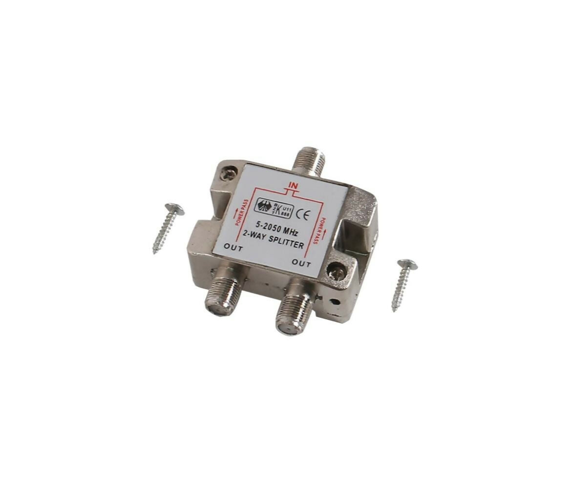 Splitter | 2-Way | 5~2050MHz | Power Pass Sat-All