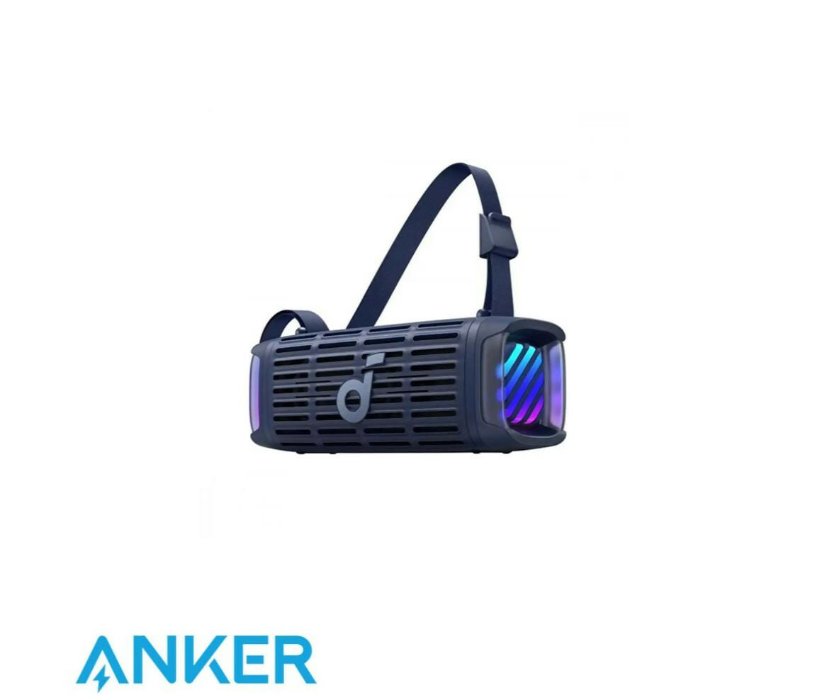 Soundcore Boom 3i by Anker, Compact Outdoor Speaker, IP68 Waterproof - Blue