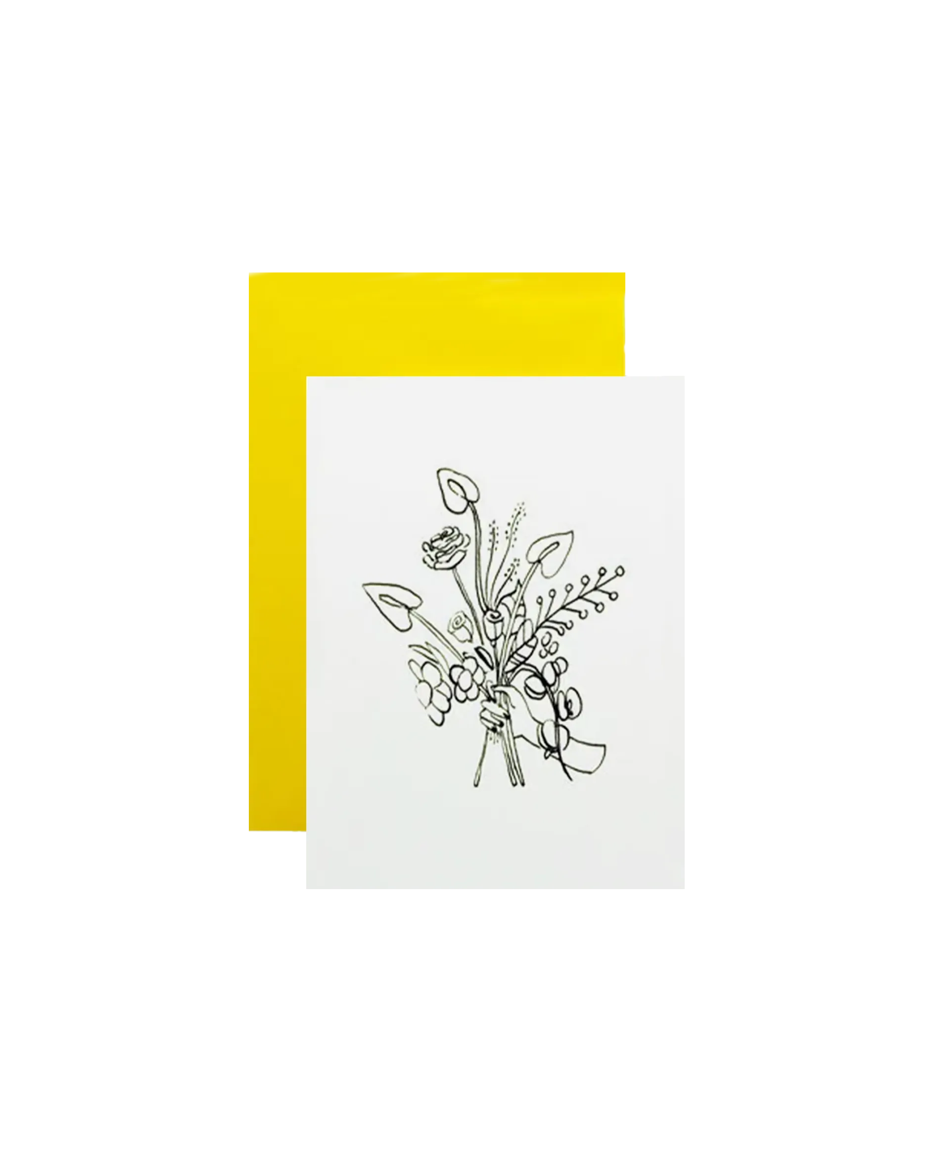 WILD FLOWERS BOUQUET Greeting Card