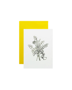 WILD FLOWERS BOUQUET Greeting Card