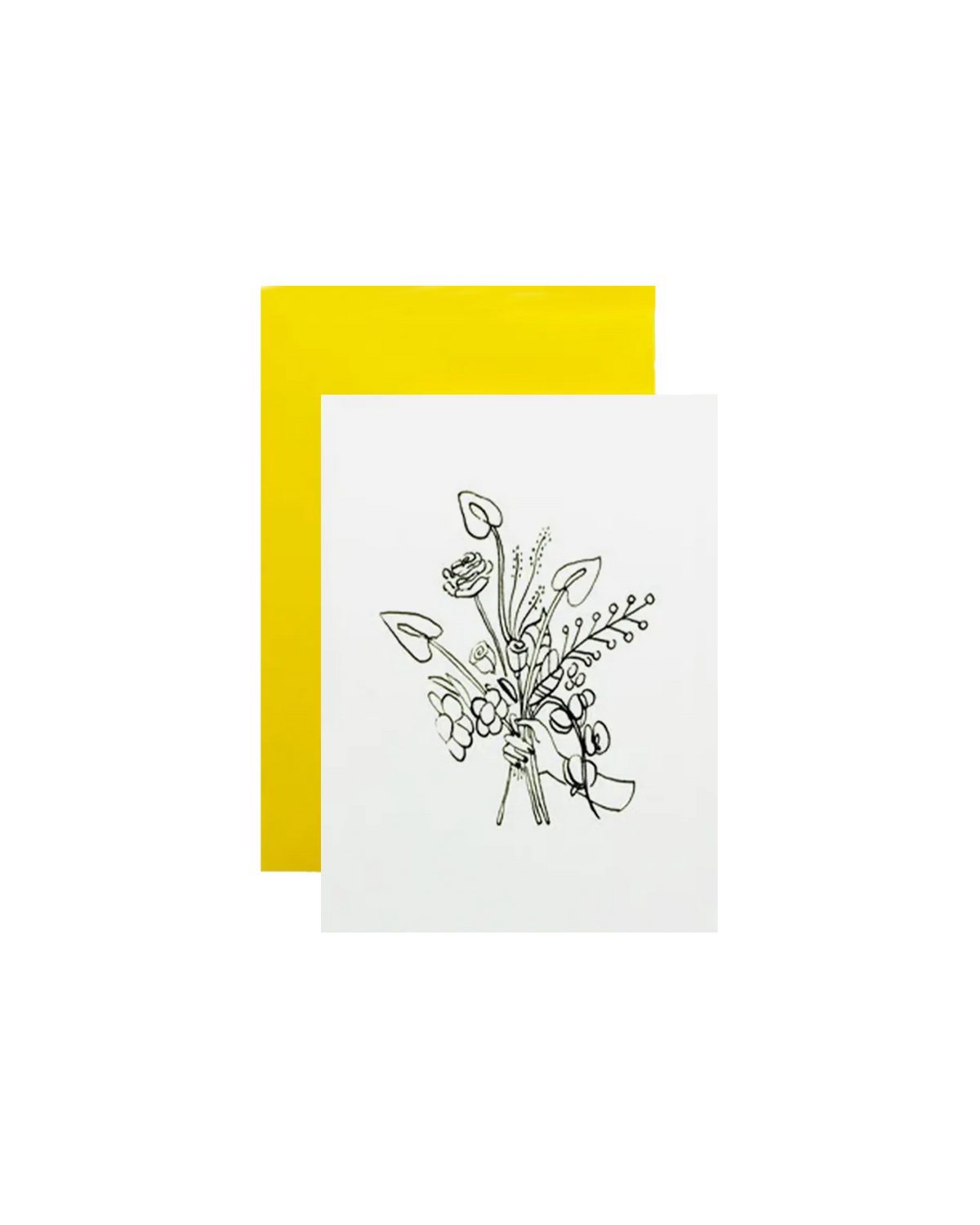 WILD FLOWERS BOUQUET Greeting Card