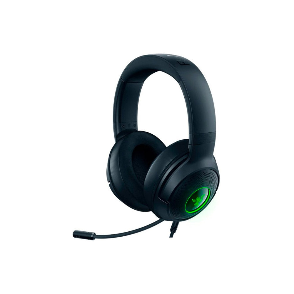 Razer - Kraken V3 X Wired 7.1 Surround Sound Gaming Headset for PC with Chroma RGB Lighting - Black