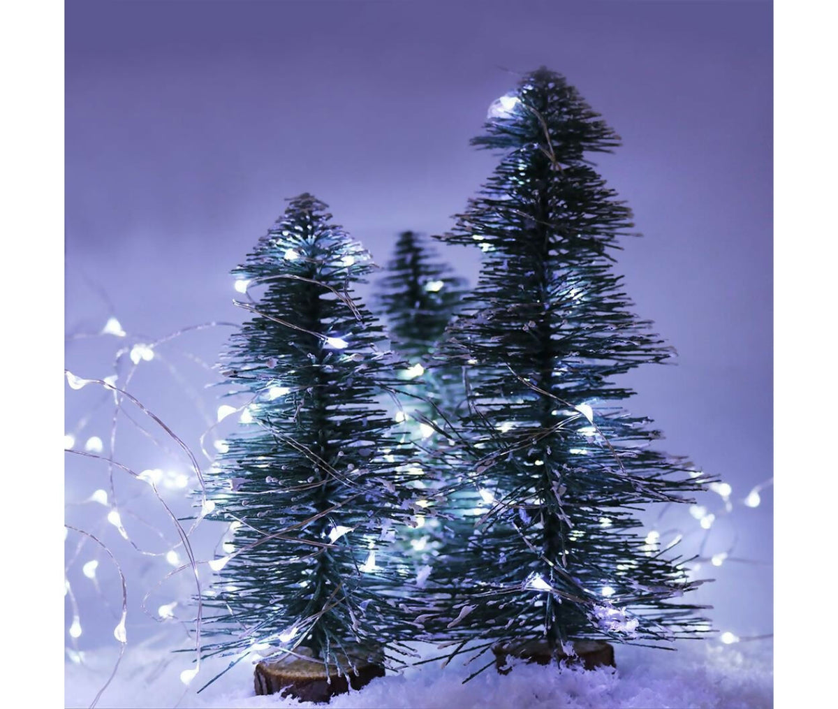 LED Copper Wire | DC Battery | 500x LED | White | 5M | Waterproof