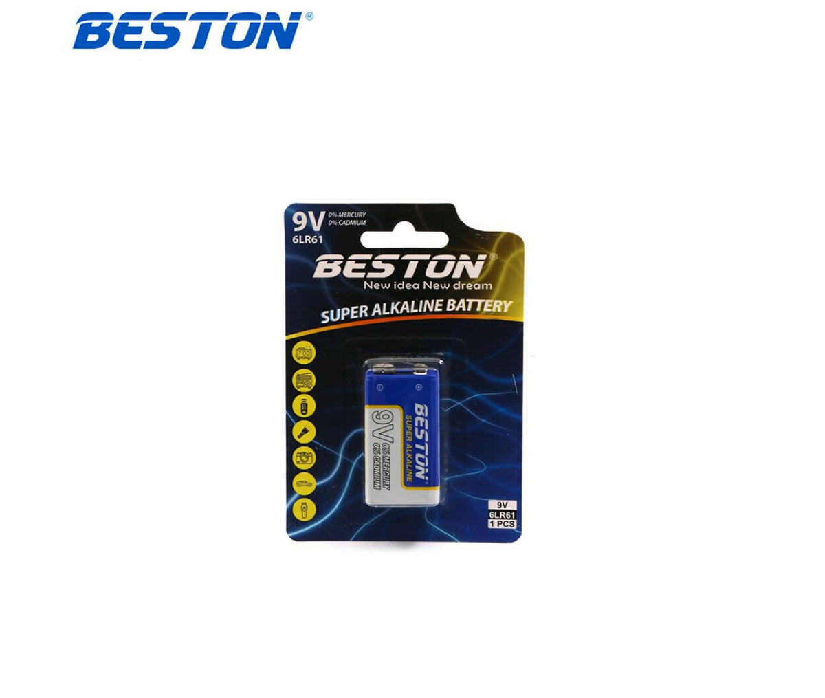 Alkaline Square Battery | 6LR61 9V | Beston