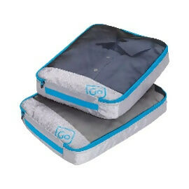 Go Travel Twin Packing Cubes (Blue)