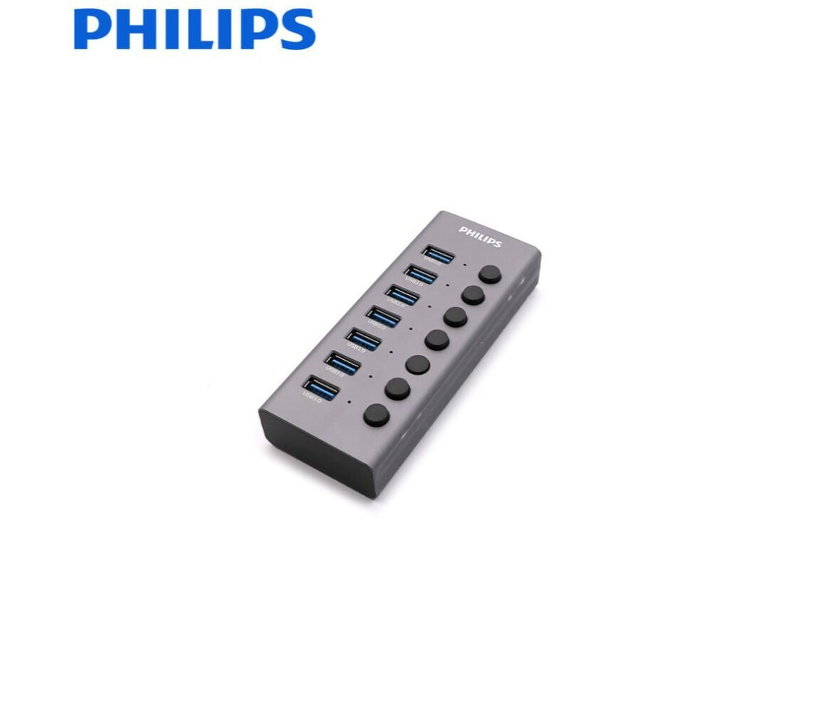 Computer Accessories | Hub USB | 7-Port 3.0 & Switch | Philips