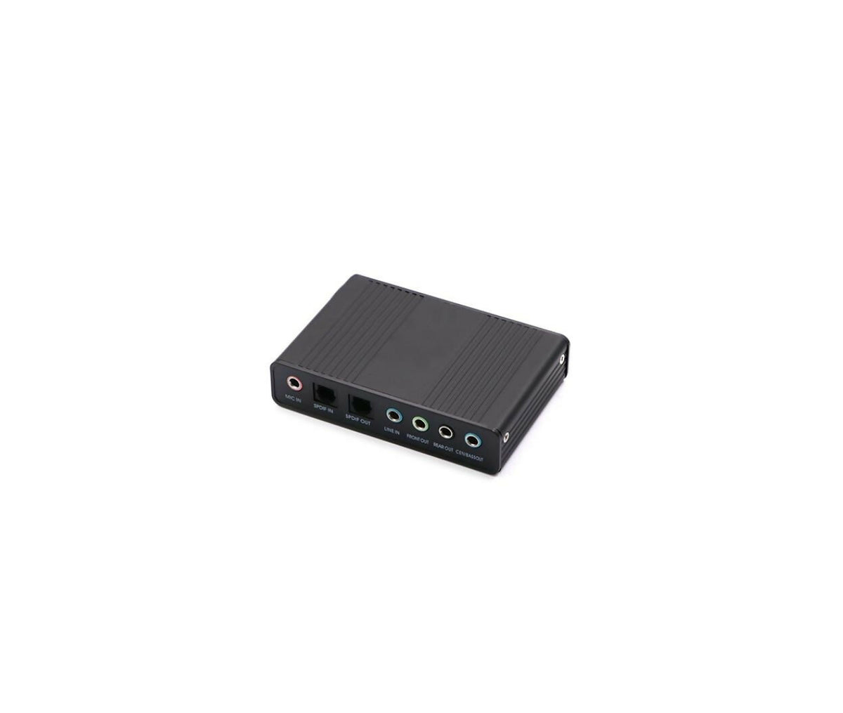 USB Converter | Sound Card | USB 7.1-Channel - Optical Audio Fiber & Microphone
