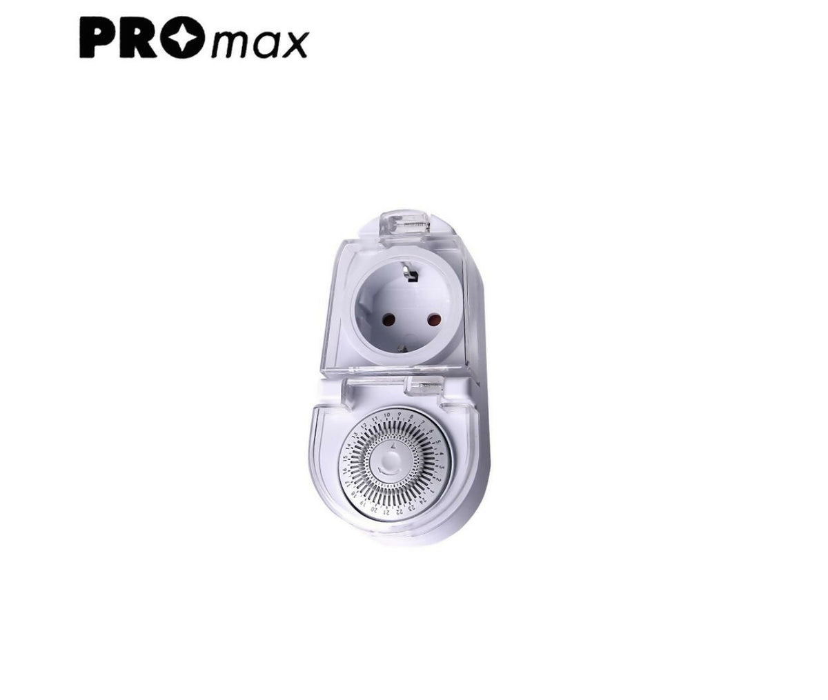Timer Switch On Off | Mechanical 24 Hours | Plug-In | 220V AC | B | PROmax