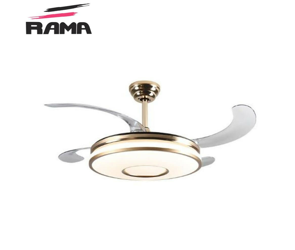 Fan Ceiling | 42" | 220V AC | 30W | Three Color LED 50W | Remote | Speaker Bluetooth | Rama