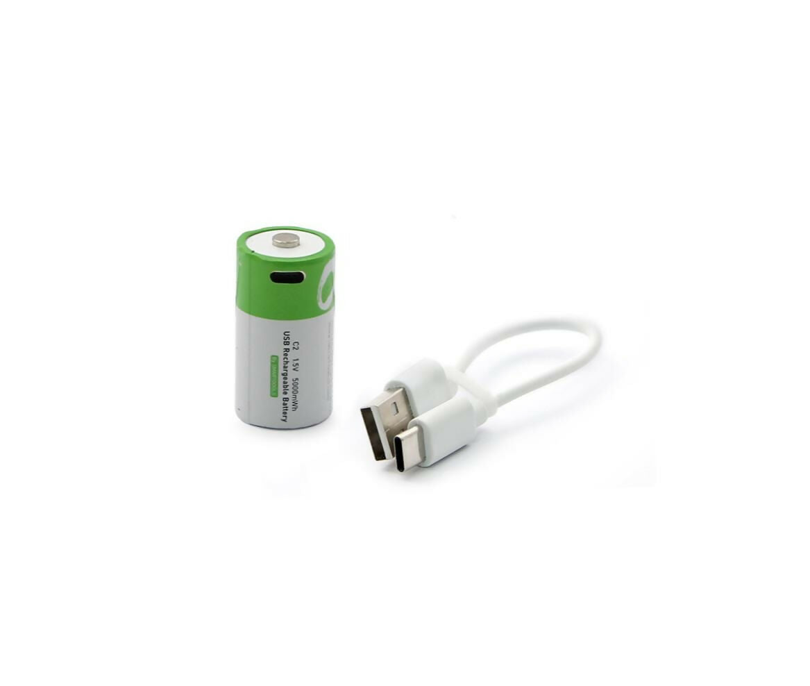 Lithium Li-ion Battery | 1.5V 3300mAh | 1x C | USB-C