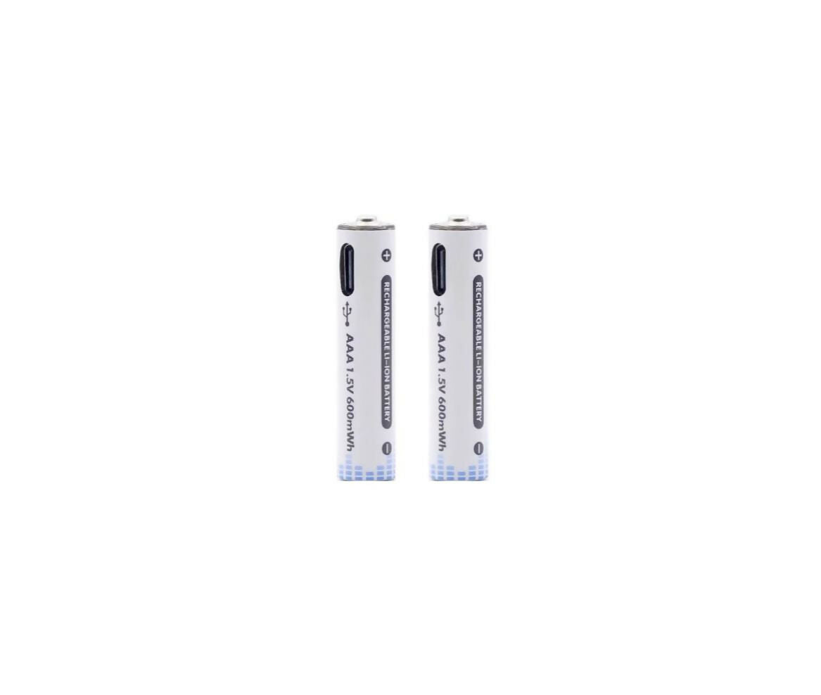 Lithium Li-ion Battery | 1.5V 600mAh | 1x AAA | USB-C