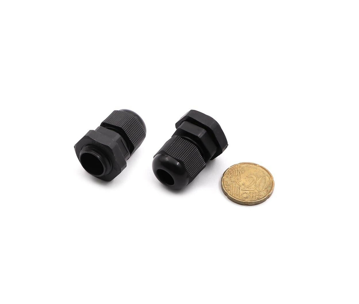 Plastic Cable Connector| PG9 | Waterproof | 3~8mm | Black