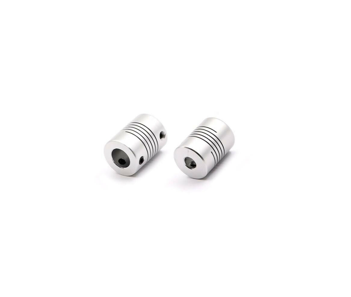 Aluminum Coupling | Flexible | 6.35x10mm