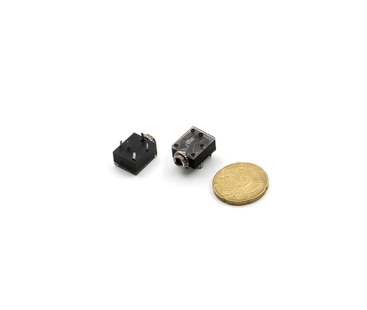Audio Socket | Jack Stereo Female 3.5mm | 3-Pin | PCB Mount | Wide