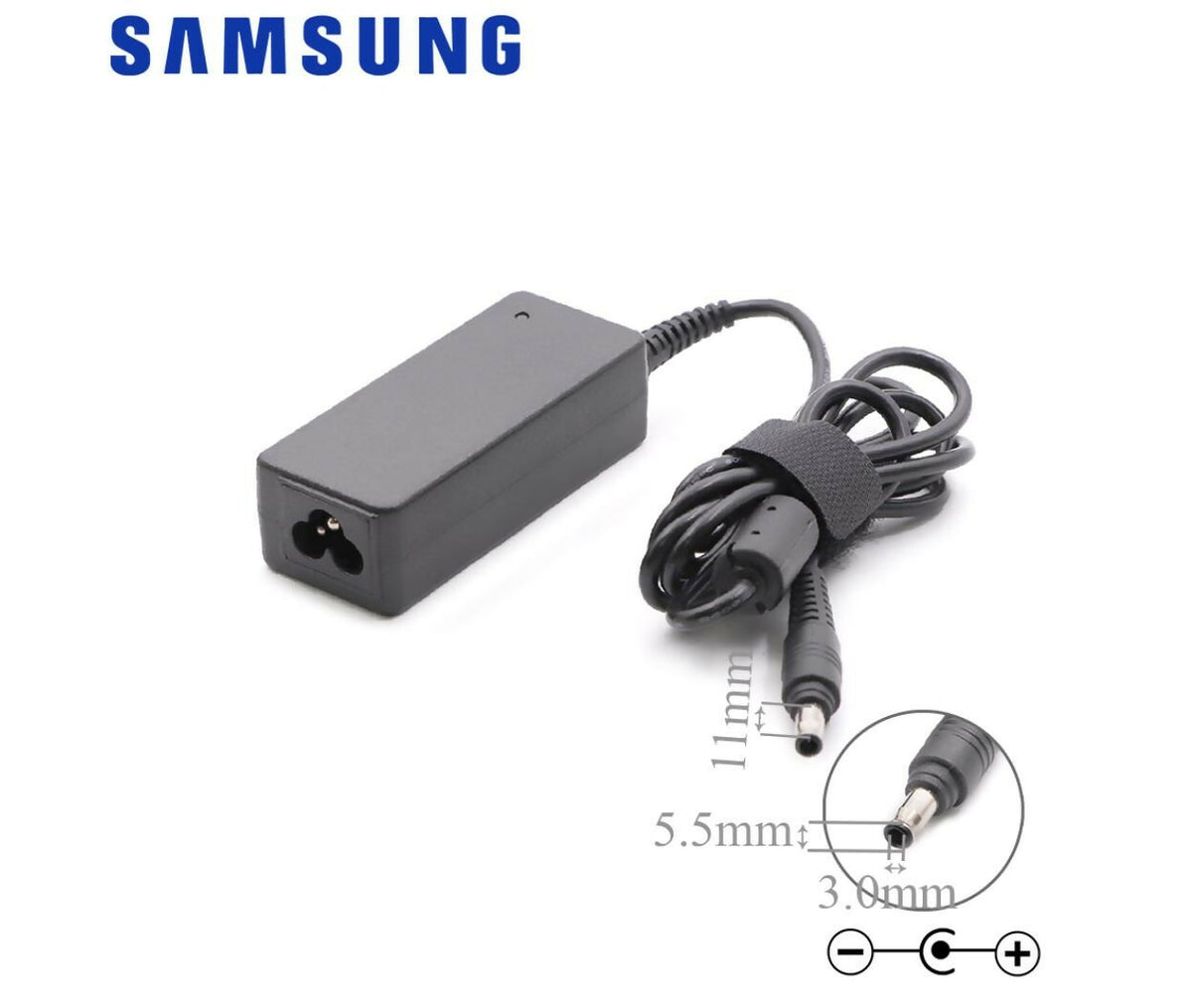Laptop Power Adapter | DC 19V 2.1A 40W | 5.5x3.3mm | Samsung Notebook Original